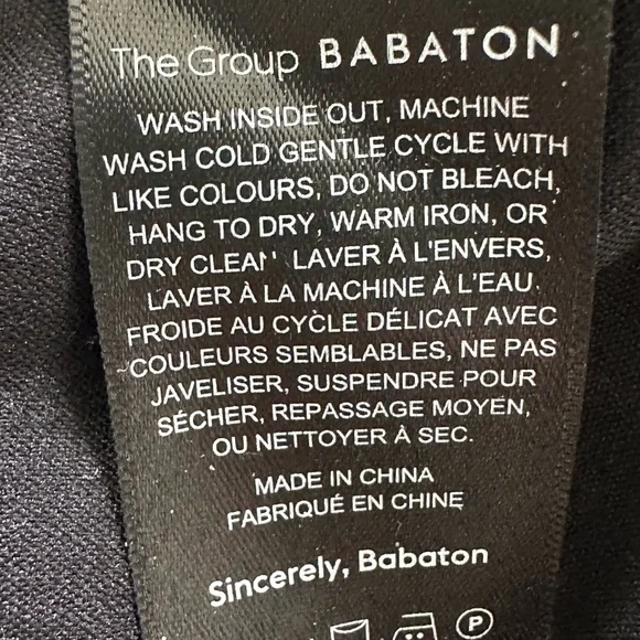 Babaton Black Relaxed Drawstring Pants - Picture 9 of 10